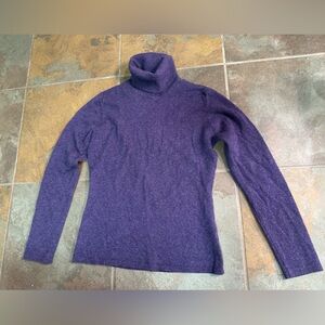 SOLD Lovely 100% Cashmere Turtleneck Sweater Women S Heather Purple Scotland